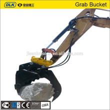 Sunward SWE110 SWE130 Hydraulic Fixed Bucket Grapple,excavator attachment grab,bucket grabble